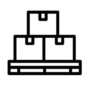梱包業務アイコン黒